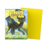 Dragon Shield Sleeves: Standard Matte Dual - Yellow & Silver 100CT