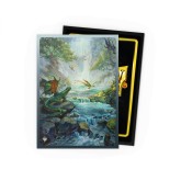 Dragon Shield Sleeves: Standard Matte Dual Art Magic the Gathering Landfall Series - Misty Rainforest 100CT