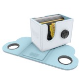 Dragon Shield Dragon Lock System: Deck Box 80+ - White & Aqua