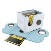Dragon Shield Dragon Lock System: Deck Box 100+ - White & Aqua