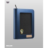 Gatherers' Tavern Domaru Deco Pin Binder: Sacred Beasts - Azure Sovereign 4-Pocket