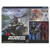 G.I. Joe Classified Series #218, Snake Eyes & Varmint ATV Vs. Stealth Viper & Cobra Stealth Flight Pod (Trubble Bubble)