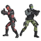 G.I. Joe Classified Series #218, Snake Eyes & Varmint ATV Vs. Stealth Viper & Cobra Stealth Flight Pod (Trubble Bubble)