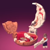 Rover Robin Crushes Gingerbread Man Playset