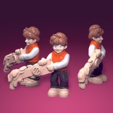 Rover Robin Crushes Gingerbread Man Playset