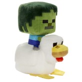 MINECRAFT 8" DELUXE PLUSH CHICKEN JOCKEY