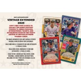 2025 Onyx Vintage Extended Baseball