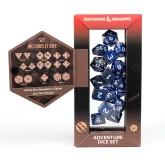 Sirius Dice: D&D Adventure Dice Set - Fighter Blue