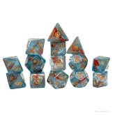 D&D Adventure Dice - Cleric: Light Blue, Red