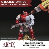 The Army Painter: Speedpaint Marker - Polished Silver 6CT