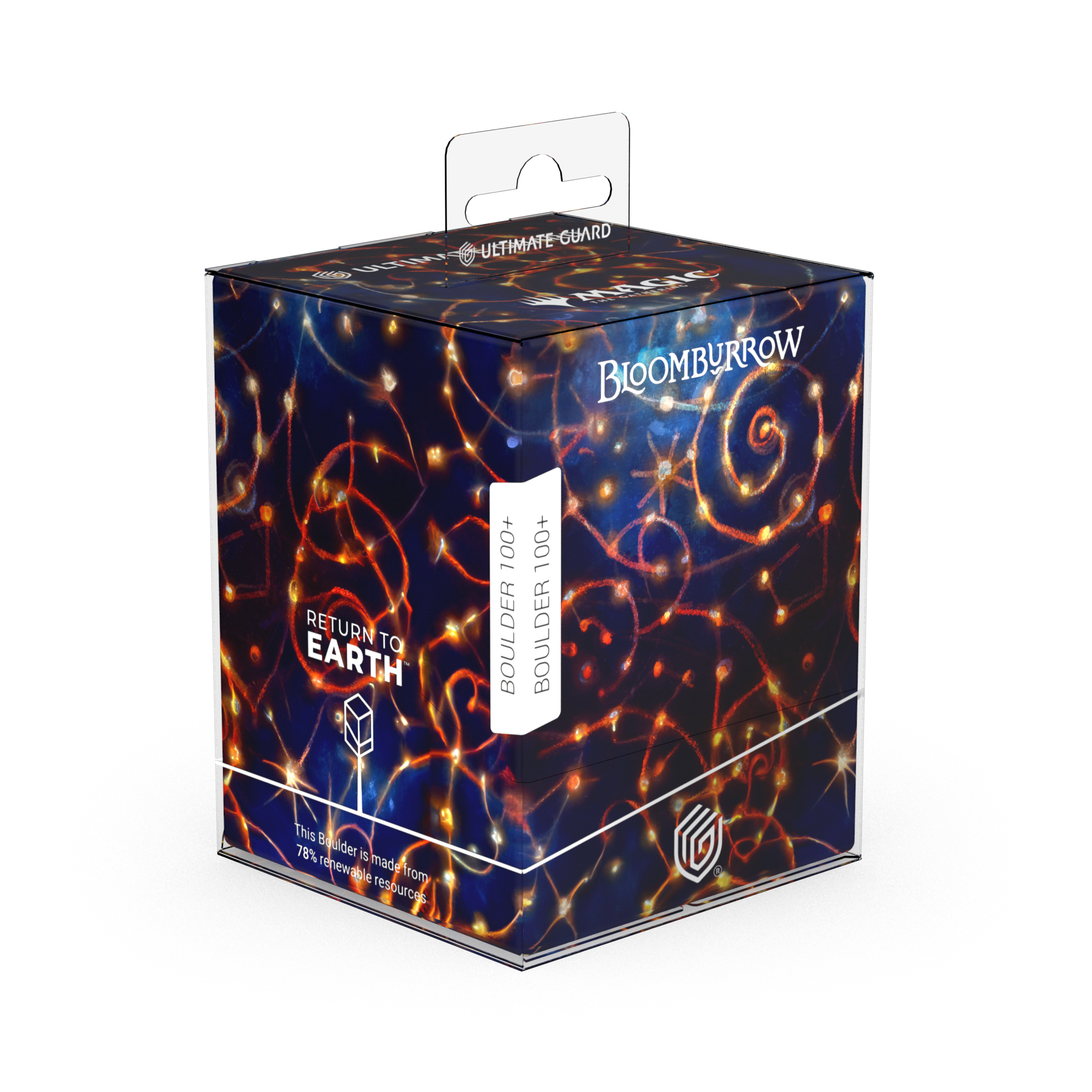 thumbnail image 2 of Magic The Gathering Deck Box UG) Boulder 100 Deck Case - MTG Guild Summit - Selesnya - Jeuxjubes Mtg Deck Box 2 of 13