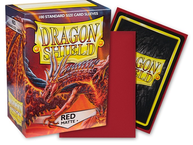 Dragon Shield 100ct Box Deck Protector Matte Red - AT-11007 | Southern
