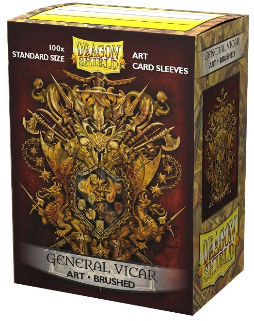Dragon Shield 100CT Box Brushed General Vicar COA - AT-12024 | Southern