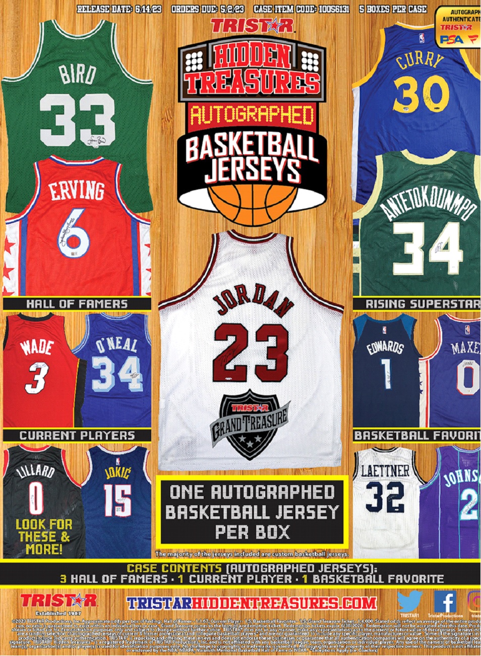 2023 Tristar HT Autographed Basketball Jerseys TS23BKHTJER Southern