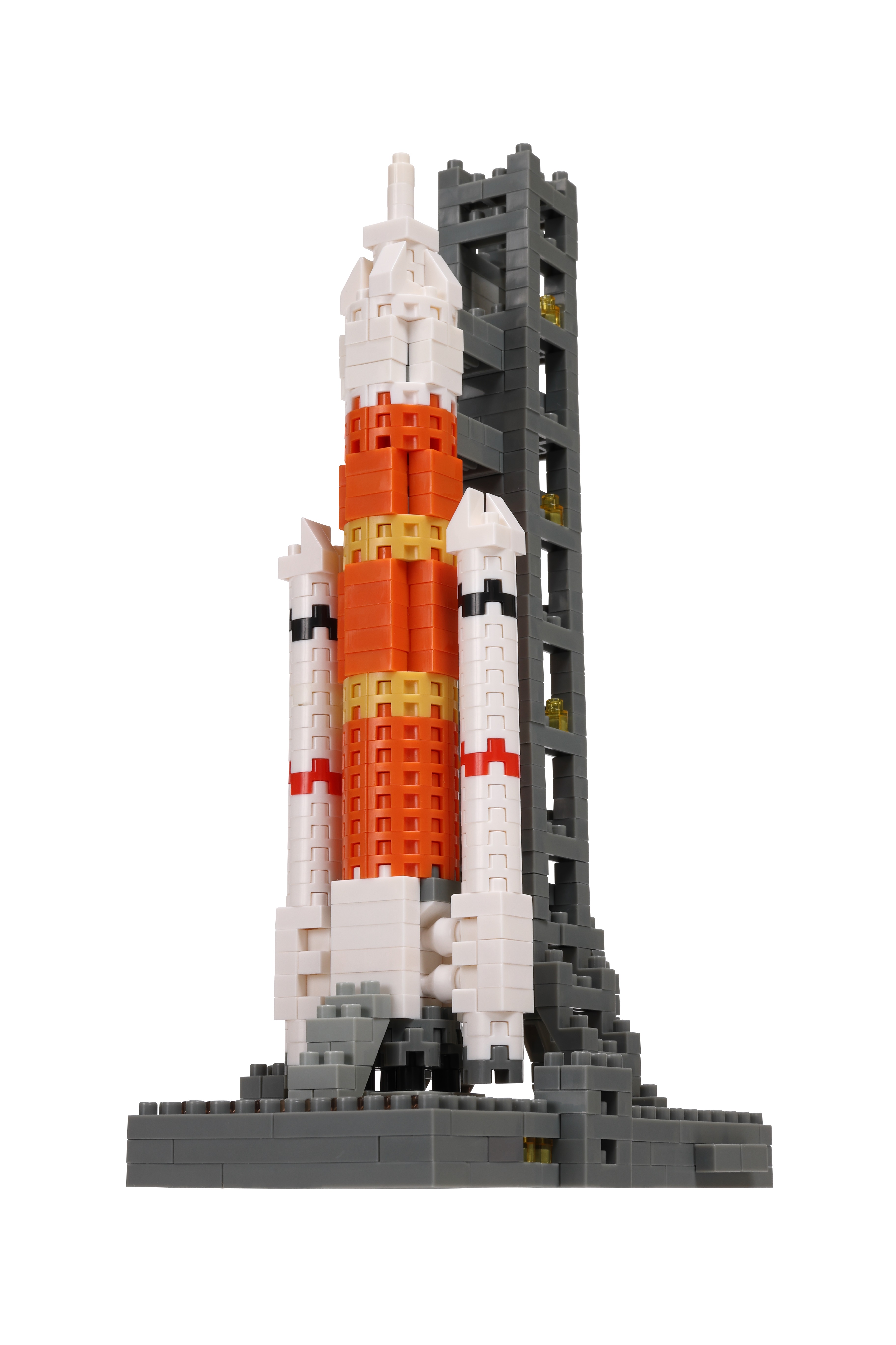 Rocket and Launch Pad "Space", Nanoblock Sight to See Series (Box/6