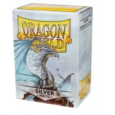 Dragon Shield Sleeves: Standard Matte - Silver 100CT