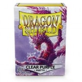 Dragon Shield 100ct Box Deck Protector Matte Clear Purple