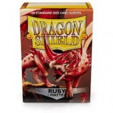 Dragon Shield Sleeves: Standard Matte - Ruby 100CT