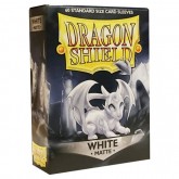 Dragon Shield Sleeves: Standard Matte - White 60CT