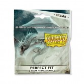 Dragon Shield Sleeves: Perfect Fit Standard Sideload - Clear 100CT