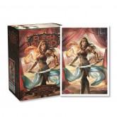 Dragon Shield Sleeves - 100ct Box Brushed Art - Flesh and Blood Kassai Sleeves