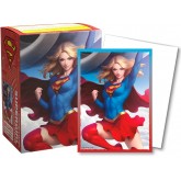 Dragon Shield Sleeves - 100ct Box Brushed Art - Supergirl