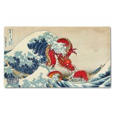 Dragon Shield Playmat - Dragons in Art - The Great Wave