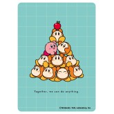 Kirby: EN-1497 EN-1498 Kirby Play with Waddle Dee - Combine Our Strength - Friends: Ensky Card Sleeve Box/12
