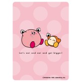 Kirby: EN-1499 Kirby Play with Waddle Dee - Let's Eat! (Full) - Friends: Ensky Card Sleeve Box/12