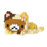 Rilakkuma: Rilakkuma Motto-Nonbiri-Neko - Nanoblock Character Series Box/12