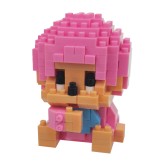 Monchhichi: Monchhichi-Kun Taffy Pink- Nanoblock Character Collection Series Box/12