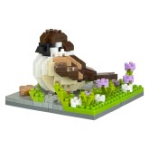 Nanoblock Mininano Series: Birds - Eurasion Tree Sparrow Model Kit Box/12