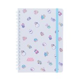 W Ring Notebook B6: Super Mario Blue - Sun Star Notebook Box/5