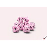Chessex Speckled Pink Set of 10 D10s