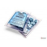 Chessex Opaque Pastel Blue/black Set of Ten d10s
