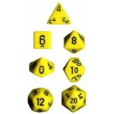 Chessex: Opaque Yellow 7-Die Set