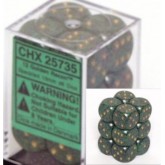 Chessex: Speckled Golden Recon 16Mm D6 Dice Block