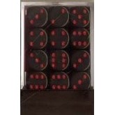 Chessex: Opaque Red/Black D6 Dice Block
