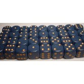 Chessex: Opaque Dusty Blue/Copper 12Mm D6 Dice