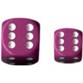 Chessex: Opaque Light Purple/White 12Mm D6 Dice