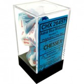 Chessex: Gem Astral Blue White / Red 7Die