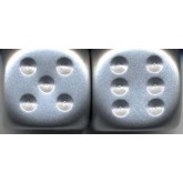 Chessex: Aluminum Metallic 16Mm D6 Dice (Pair)