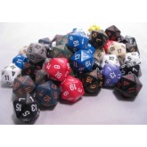 Chessex: Opaque Assorted D20 Dice (50 Pcs)