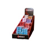 Chesses Speckled 12mm and 16mm D6 Dice Cube Sampler