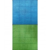 Chessex Megamat 1 Inch Reversible Blue-Green Squares