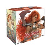Red Sonja 2025 Deluxe Ultra-Premium Trading Card Set Display Box of 12 Deluxe Foil Packs