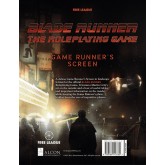 Blade Runner RPG: Game Runner Screen