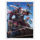 Fantasy North Sleeves: Standard Art Santa Claus - Yuletide Avenger 100CT