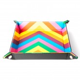 FanRoll: Fold Up Dice Tray - Rainbow