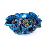 FanRoll: Velvet Compartment Dice Bag - Galaxy